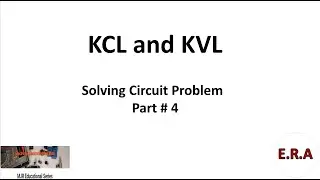 KCL and KVL Solving Circuit Problem Part 4. Tagalog