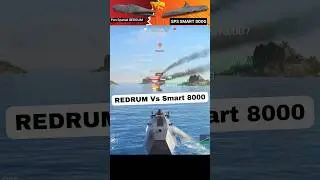 REDRUM Vs Smart 8000 🔥 Modern Warships #shorts #short #viralshorts