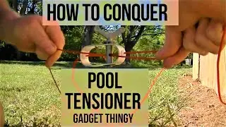 How to use Ratchet Tensioner for Pool Cover or Leaf net
