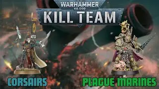 Corsair Voidscarred vs Plague Marines - Kill Team Battle Report