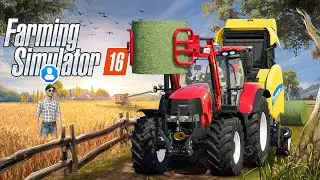 Making Roll Bales With Case In Fs16 ? Fs16 Multiplayer | Timelapse |