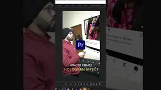 how to create hologram effect in premiere pro 
