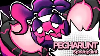Pecharunt Speedpaint!  Fan art Level 23!