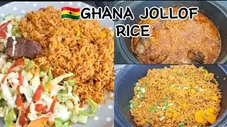 How to cook GHANA JOLLOF RICE like a pro! | jollof rice recipe  #veggies #food  @PrettySarah31