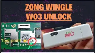 Zong Wingle W03 Unlocked All Sim All Step By step 03003022164 for online unlocking