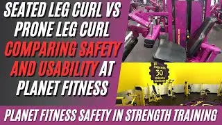 Planet Fitness Seated Leg Curl Beginners Safety Settings vs 30 Minute Express Yellow Prone Machine
