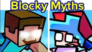 Friday Night Funkin' Blocky Myths VS Herobrine Full Week (FNF Mod) Enjoy 😉🎤💖