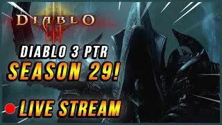 🔴LIVE - WARLUG -  SEASON 29 PTR - DIABLO 4 🚨!sever 🚨!moba 🚨!builds 🚨!powerlevel