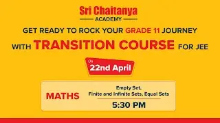Empty Set, Finite and Infinite Sets, Equal Sets | Class 11 Math | Transition Course For JEE | LIVE
