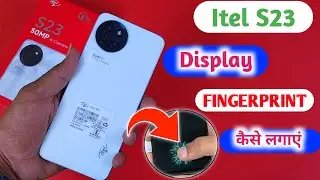 Itel s23 display fingerprint setting/Itel s23 fingerprint screen lock