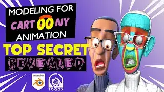 🤗😄 Modeling for Cartoony Animation – Top Secret Revealed 👍