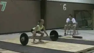 Katie Gamel: Snatch #3 - 17 kg