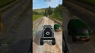 Monster Hummer H2 Blusukan ke Jalan Licin - Bussid #edroidgaming #androidgame #fyp