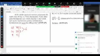 29 ekim azra lara 8  sınıf lgs matematik dersi sefa hoca yazılı çalışması