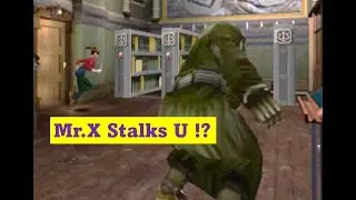 All Mr.X Encounters🤠(No Damage)+secret Wesker cutscene+safe passcode| RE 2-Origin of Species| Claire