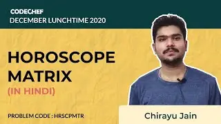 Horoscope Matrix (HRSCPMTR) in Hindi | December Lunchtime 2020 | Chirayu Jain