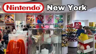4K Nintendo NY Store Tour (July 2024) ft. Super Mario, Pokémon, Zelda, Pikmin, and more!