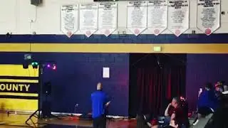 Kaden Hawk entrance at Holmes county High school!!!