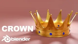 3D Modeling Crown in a Blender | Timelapse