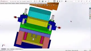 injection mold design in Solidworks | solid tutorial for beginners | injection mold | mold design