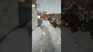 Зима 2021 года посёлок Горный.