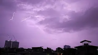 Lightning In Tipolo In Mandaue City , Cebu.