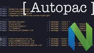 Neovim Plugin Manager [ Autopac : Better Minpac? ]