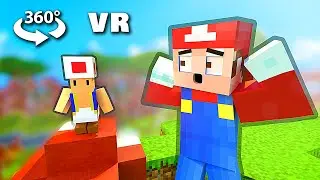 360° VR - SUPER MARIO MOVIE (Minecraft Animation)