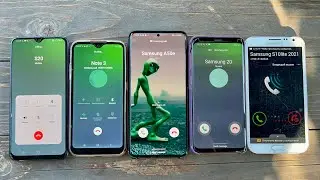 All phones Samsung A01 Vs A03 Core 2022 incoming Call Samsung A70S & S20+ & Note 3