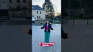 POV- You Are In A German 🇩🇪 University 👩🏻‍🎓👨🏻‍🎓 | Hochschule Trier Germany |  #flyingabroad