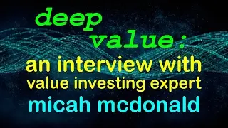 Deep value investing w/ Micah McDonald: ETF strategies for solid profits. // stocks tutorial basics