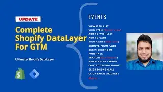Complete Shopify Data Layer for Google Tag Manager