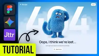 Design This Animated Website Using Figma and AI!