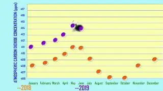 2019-2020 carbon dioxide levels in atmosphere