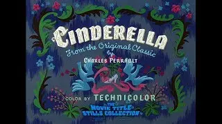 Cinderella (1950) title sequence