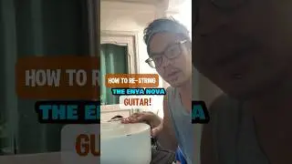 How to Re-string the Enya Nova Go Guitar