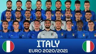 Italy Euro squad list team number 2020/2021