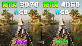 RTX 4060 vs RTX 3070 - Test in 10 Games