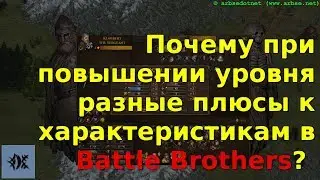 Почему при повышении уровня разные плюсы к характеристикам в Battle Brothers?