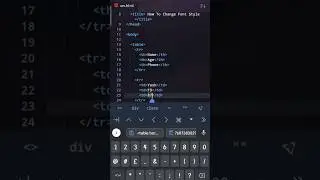 Table Tag📱🔥Table Tag In Html🤓💻 