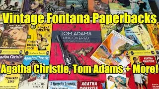 Vintage Fontana Paperbacks - Agatha Christie - Tom Adams - Unintentional ASMR + More!