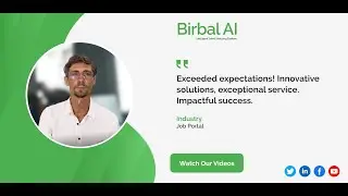 Transforming Recruitment with Birbal AI: Client Testimonial on Custom Job Portal Development!