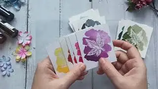 Мастер-класс "Космея" с ножами Агиарт. Обзор красителей для тканевой флористики.