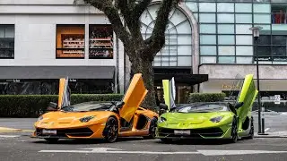 Lamborghini Aventador SVJ Invadem o Shopping Iguatemi em São Paulo!!! *João Vilkas*