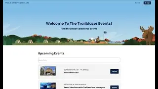 Trailblazer Events App  Clone using Nextjs and Strapi