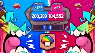 MIGHTY MUSHROOMS PVP RECORD! SCORING +200k POINTS in ONE GAME | Match Masters
