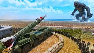 ICBM MISSILE SYSTEM vs 4,000,000 BEASTMEN & GIANTS - Ultimate Epic Battle Simulator 2 | UEBS 2