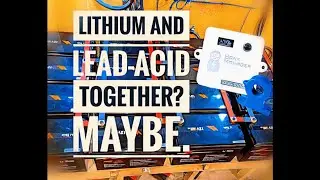 LiFePo4 48v Lithium + Lead Hybrid Battery With Bank Manager.