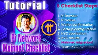 Pi network Mainnet checklist Tutorial | Pi Network Update | Pi Network KYC | Crypto Konz