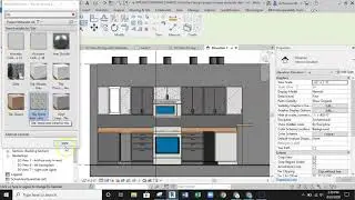 Revit Change Materials, Split a Wall Face, Build Materials with Material Images